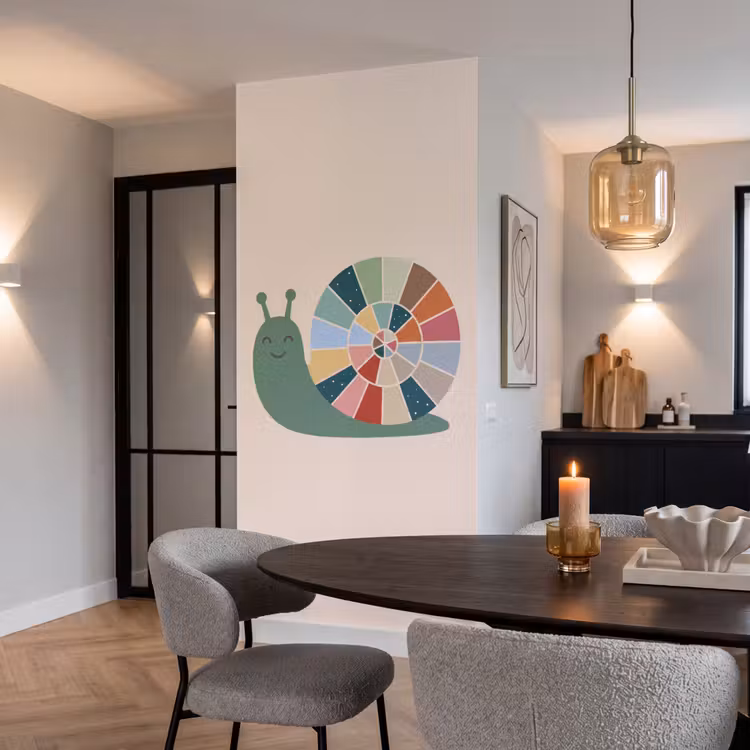 Behang - Dieren - Slak - Kleurrijk - Illustratie — 5