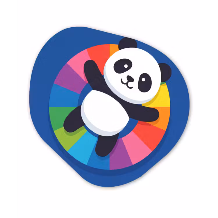 Organisch schilderij glas - Dieren - Cartoon - Kleurrijk - Modern - Speels — 1