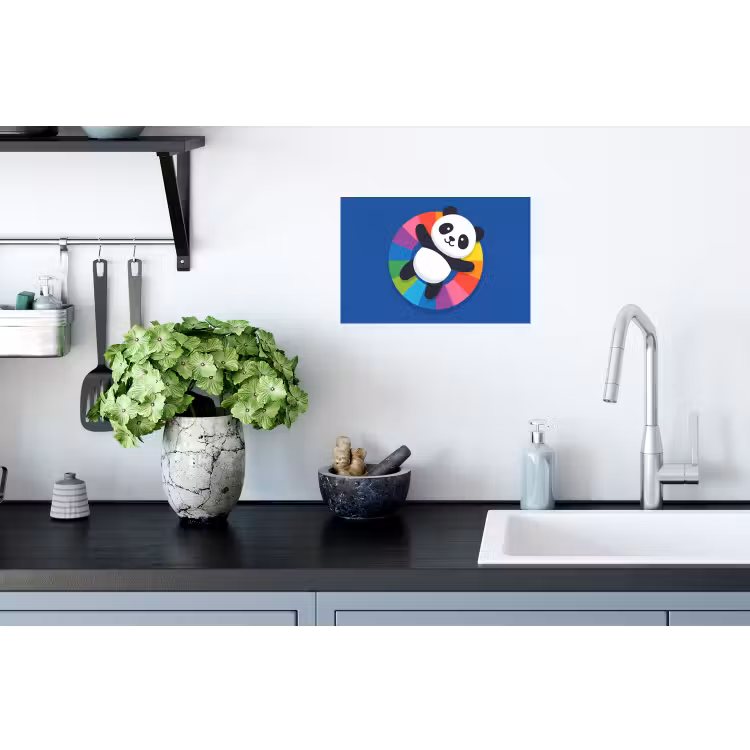 Muursticker - Dieren - Cartoon - Kleurrijk - Modern - Speels — 2