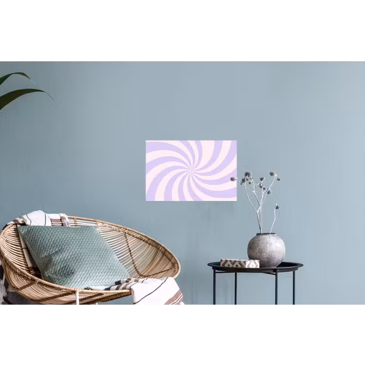 Muursticker - Patroon - Spiraal - Abstract - Modern - Paars-Roze — 4
