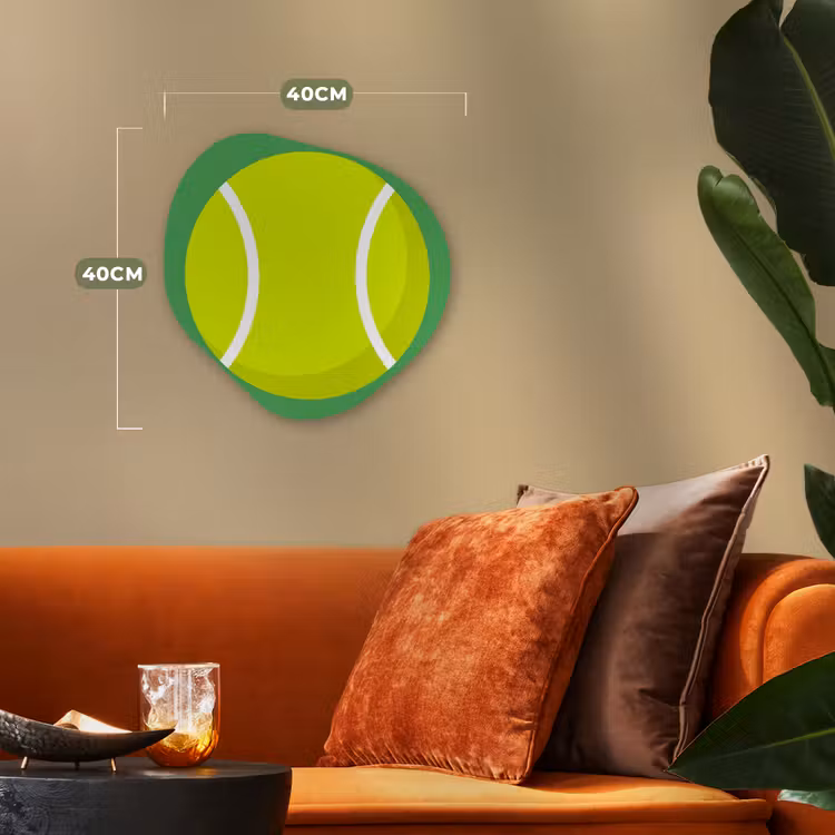 Organisch schilderij forex - Bal - Geel - Sport - Groen - Illustratie — 4