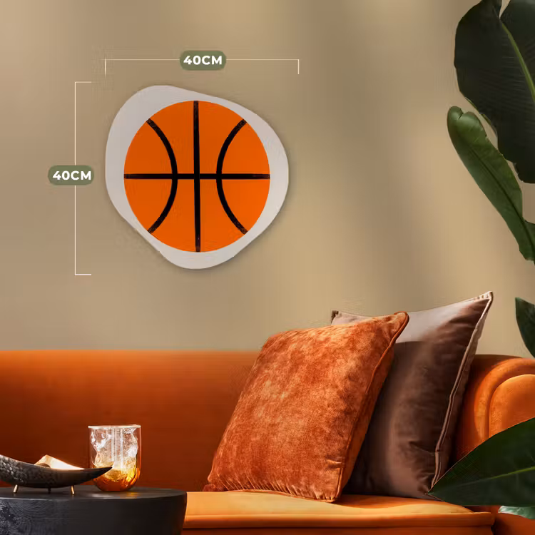 Organisch schilderij forex - Basketbal - Bal - Sport - Illustratie - Oranje — 4