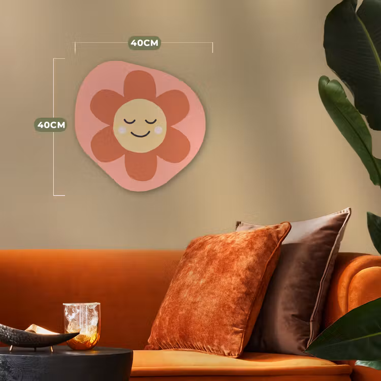 Organisch schilderij forex - Bloemen - Tekenfilm - Kind - Roze — 4
