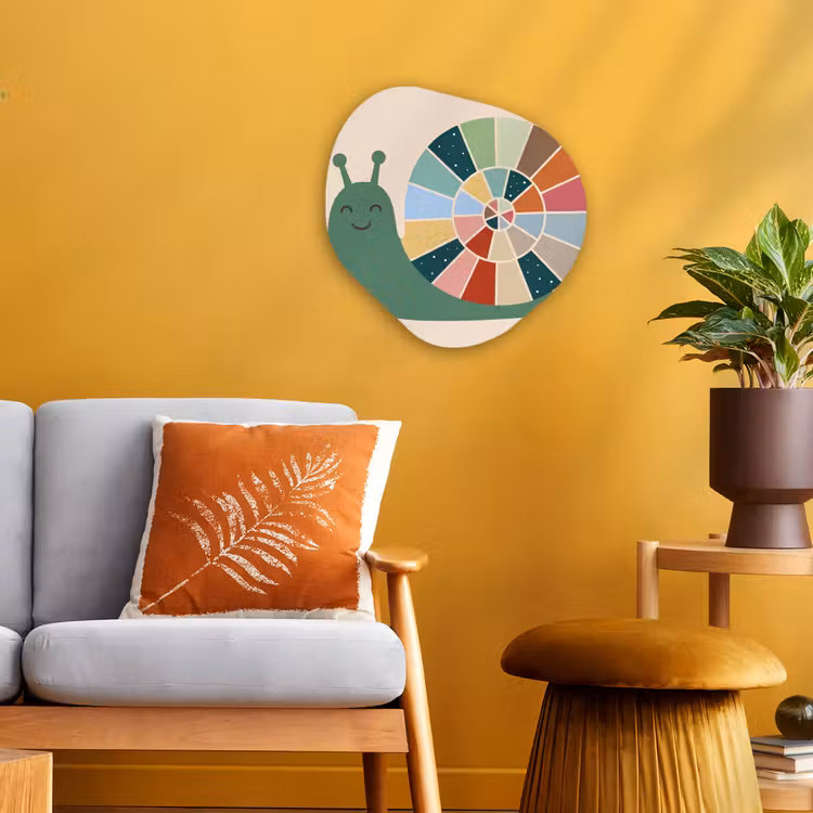 Organisch schilderij forex - Dieren - Slak - Kleurrijk - Illustratie — 3