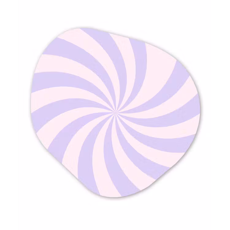 Organisch schilderij forex - Patroon - Spiraal - Abstract - Modern - Paars-Roze — 1