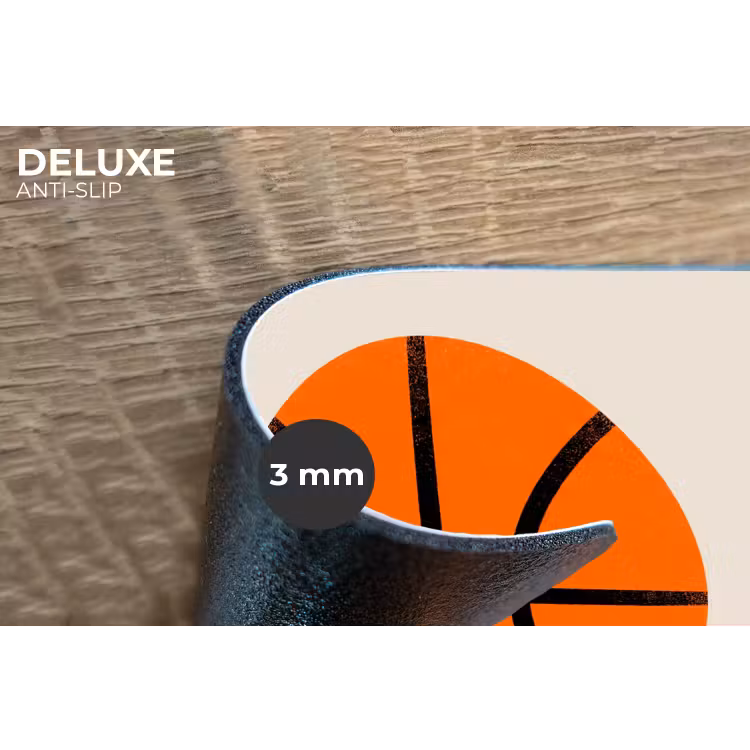 Placemat - 6 stuks - Basketbal - Bal - Sport - Illustratie - Oranje — 4