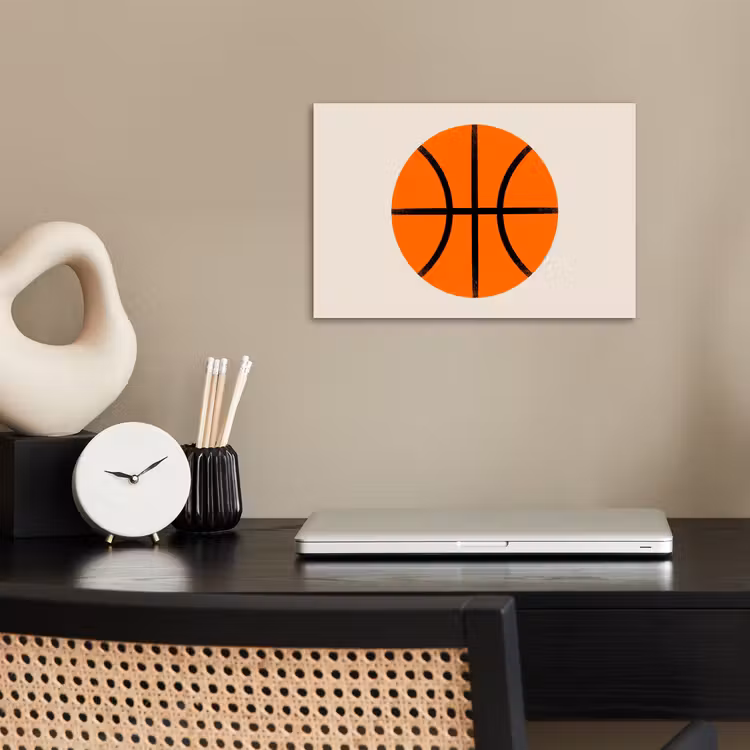 Poster - Basketbal - Bal - Sport - Illustratie - Oranje — 2