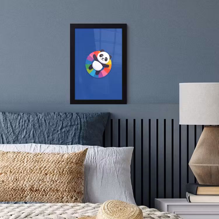 Poster met lijst - Dieren - Cartoon - Kleurrijk - Modern - Speels — 4