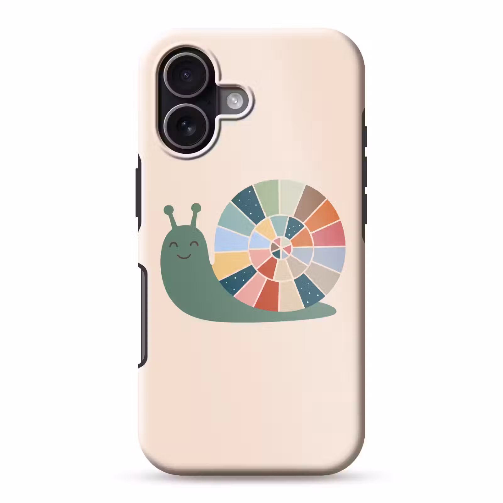 Telefoonhoesje Toughcase - Dieren - Slak - Kleurrijk - Illustratie — 1