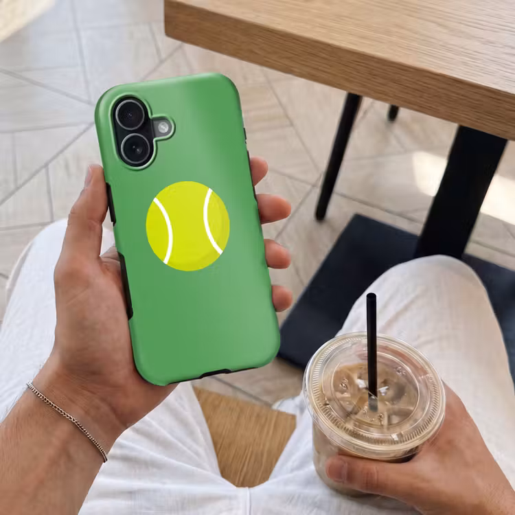 Telefoonhoesje Toughcase - Bal - Geel - Sport - Groen - Illustratie — 4