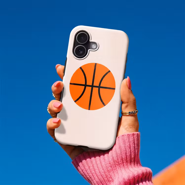 Telefoonhoesje Toughcase - Basketbal - Bal - Sport - Illustratie - Oranje — 2