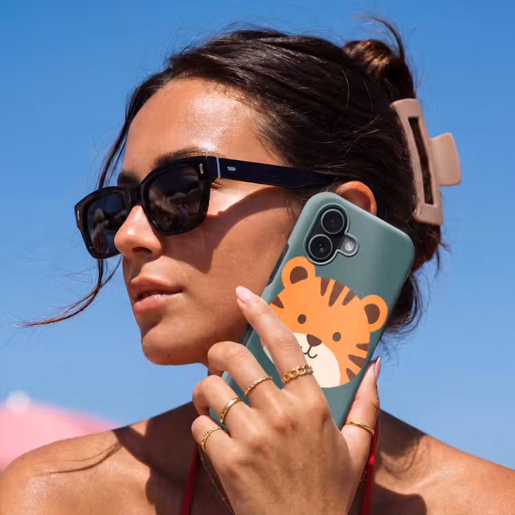 Telefoonhoesje Toughcase - Dieren - Kop - Oranje - Illustratie - Modern — 6