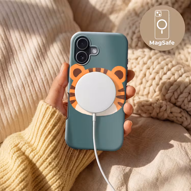 Telefoonhoesje Toughcase - Dieren - Kop - Oranje - Illustratie - Modern — 8
