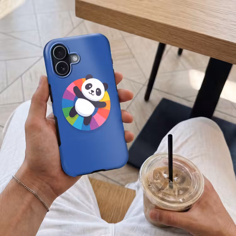 Telefoonhoesje Toughcase - Dieren - Cartoon - Kleurrijk - Modern - Speels — 4