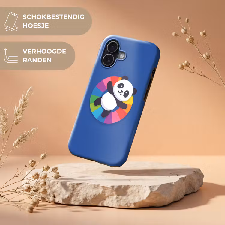 Telefoonhoesje Toughcase - Dieren - Cartoon - Kleurrijk - Modern - Speels — 5