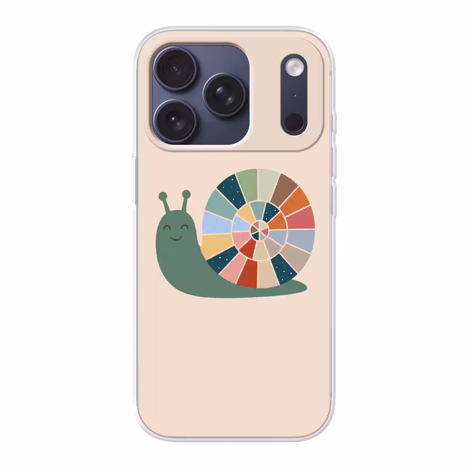 Telefoonhoesje - Dieren - Slak - Kleurrijk - Illustratie — 1