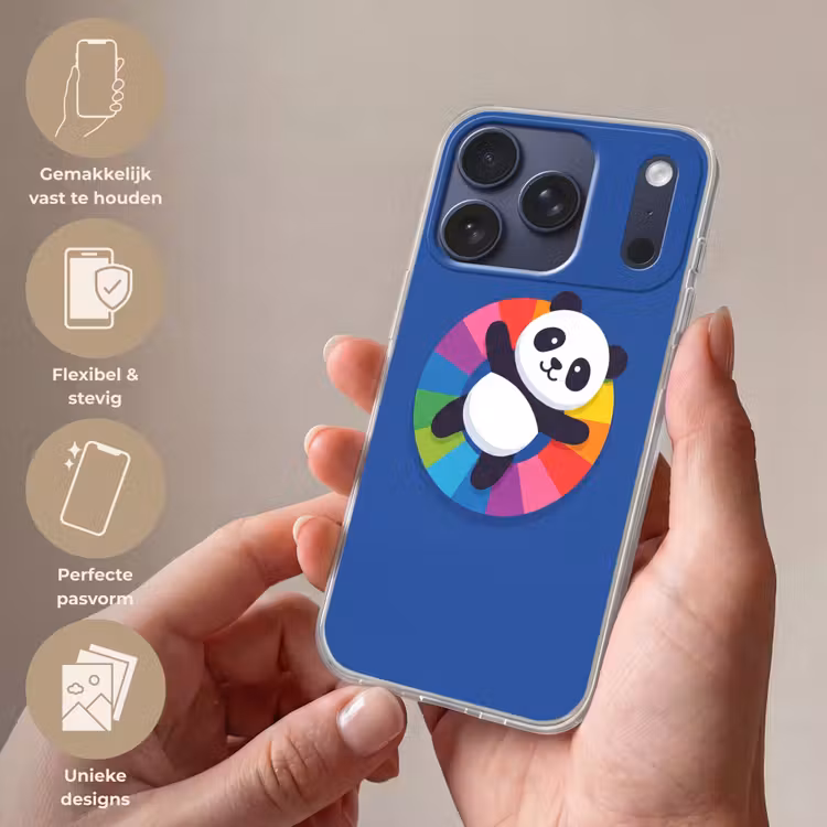 Telefoonhoesje - Dieren - Cartoon - Kleurrijk - Modern - Speels — 4