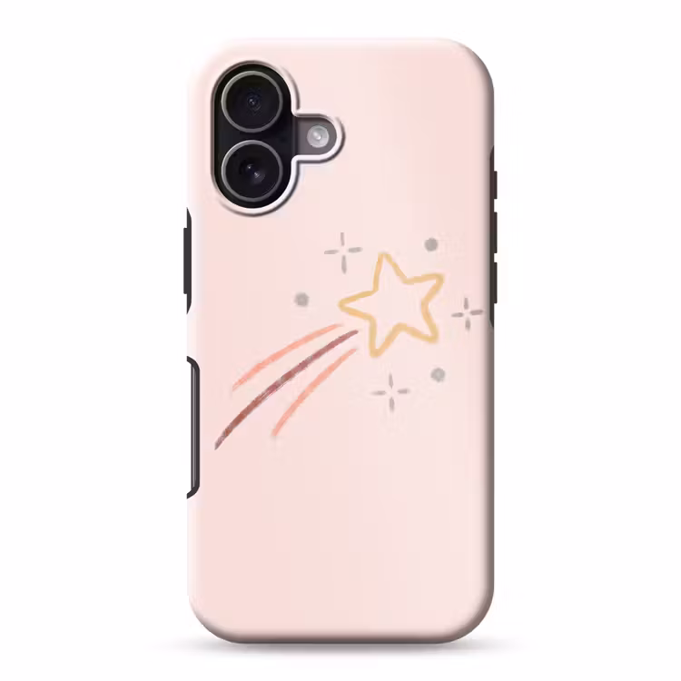 Telefoonhoesje Toughcase - Ster - Vallend - Illustratie - Pastel — 1