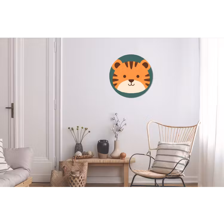 Dieren - Kop - Oranje - Illustratie - Modern — 2