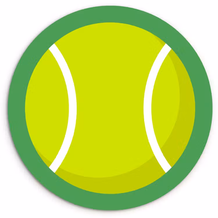 Muurcirkel glas - Bal - Geel - Sport - Groen - Illustratie — 1