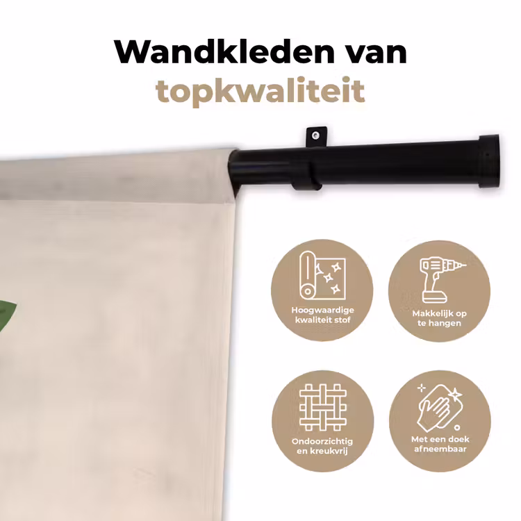 Wandkleed - Insect - Blad - Natuur - Speels - Illustratie — 3