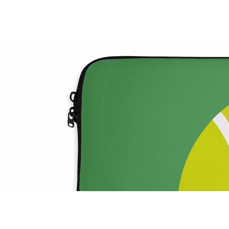 Laptophoes Bal - Geel - Sport - Groen - Illustratie — 5