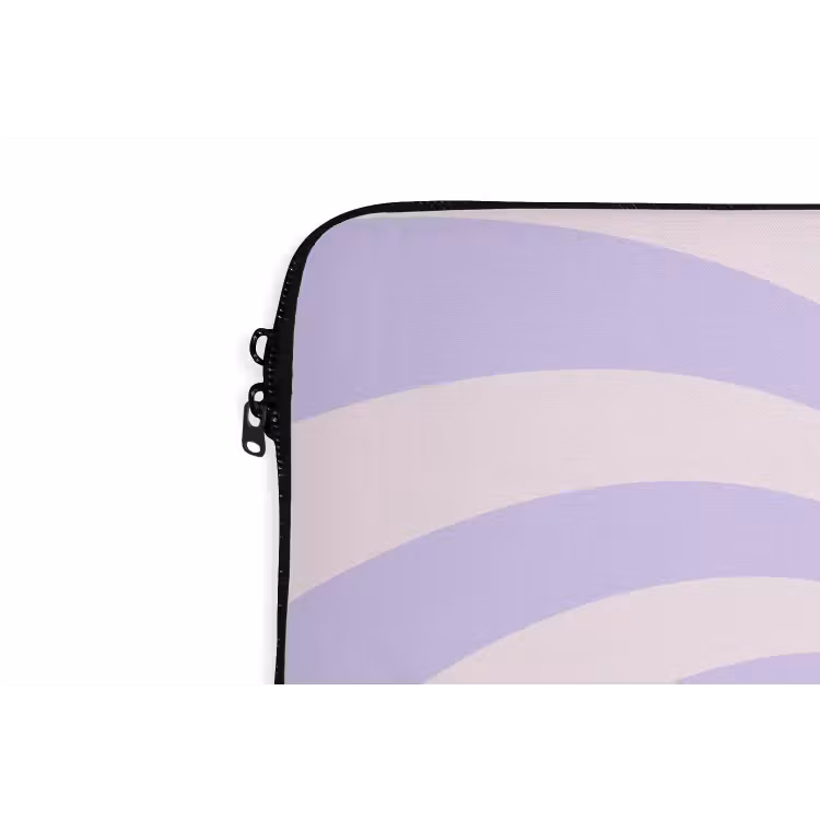 Laptophoes Patroon - Spiraal - Abstract - Modern - Paars-Roze — 5