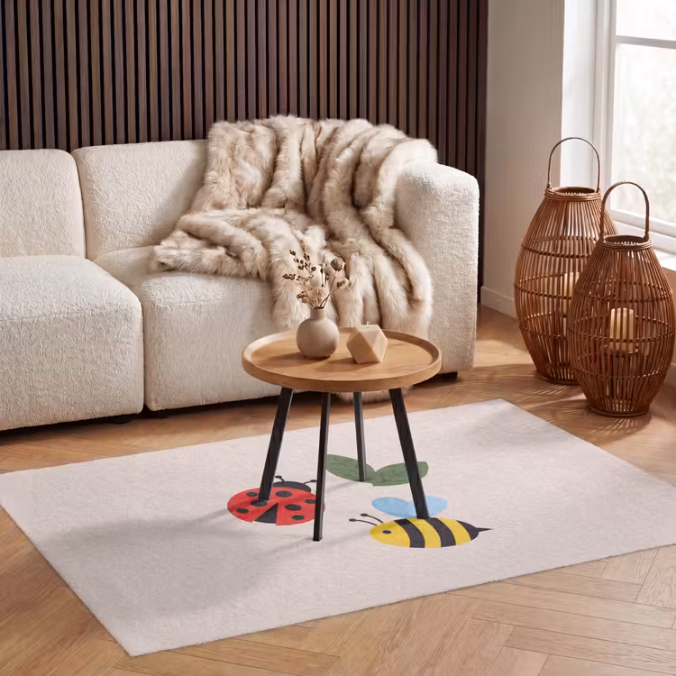 Vloerkleed - Insect - Blad - Natuur - Speels - Illustratie — 3