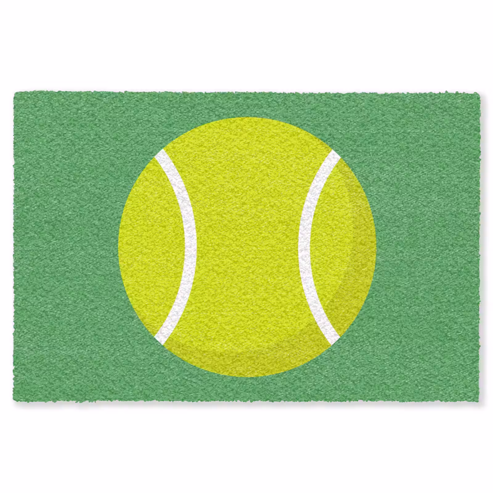 Vloerkleed - Bal - Geel - Sport - Groen - Illustratie — 1