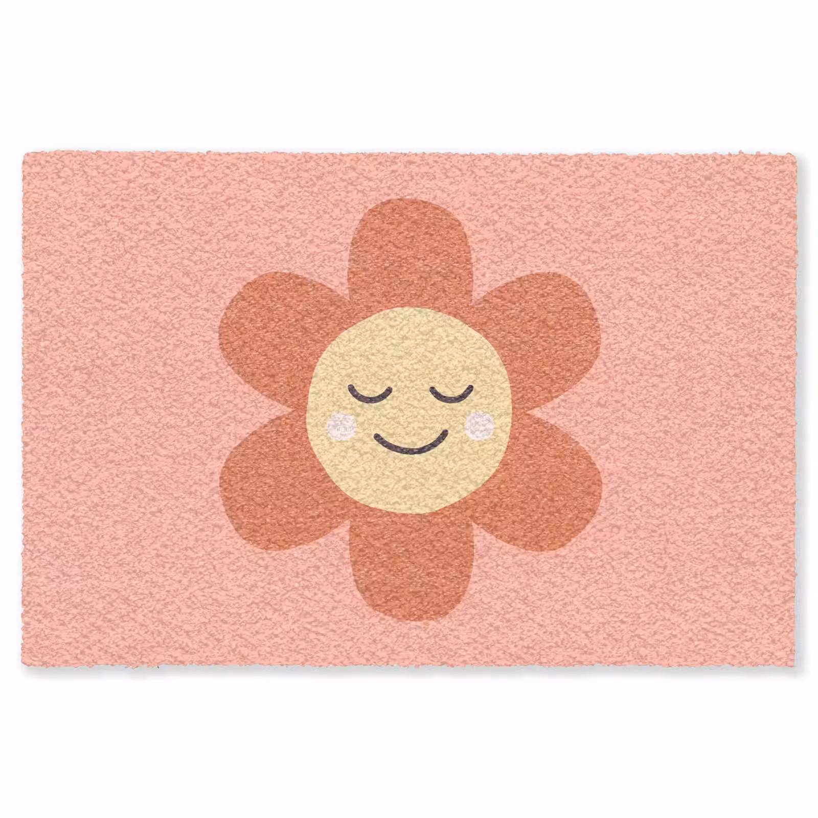 Vloerkleed - Bloemen - Tekenfilm - Kind - Roze — 1