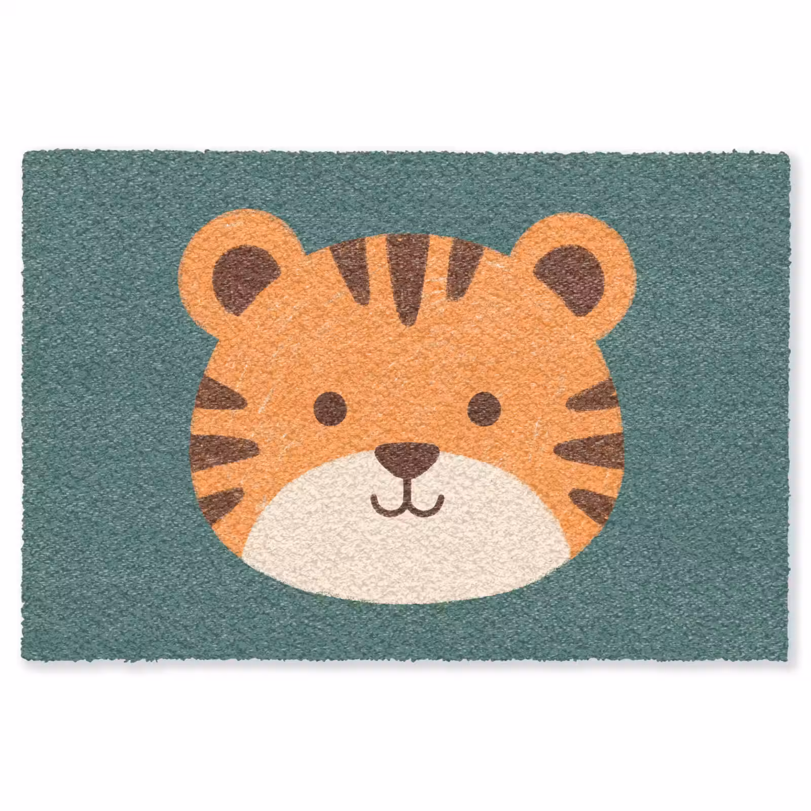 Vloerkleed - Dieren - Kop - Oranje - Illustratie - Modern — 1