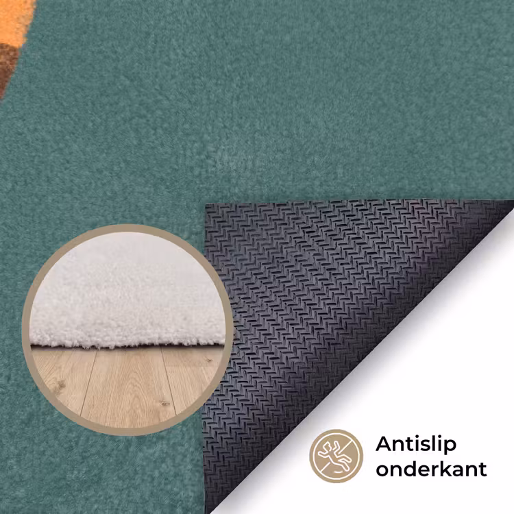 Vloerkleed - Dieren - Kop - Oranje - Illustratie - Modern — 4