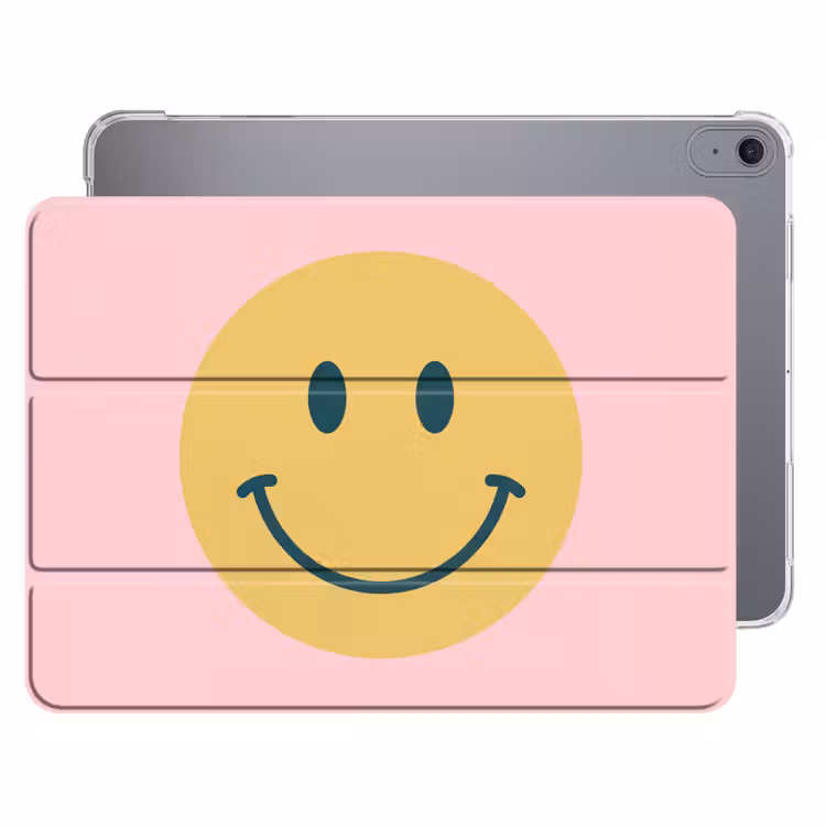 Smiley - Geel - Roze - Symbool - Minimalistisch — 1