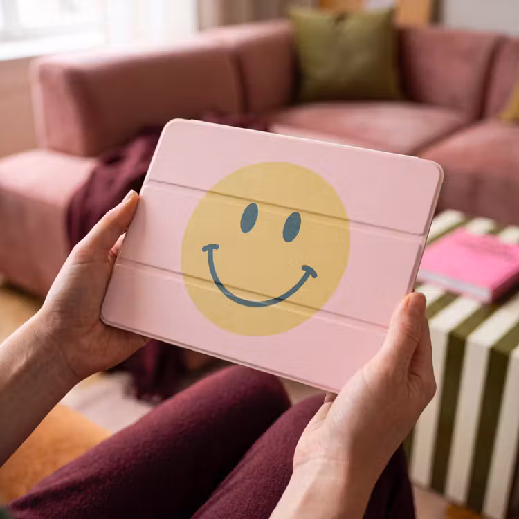 Smiley - Geel - Roze - Symbool - Minimalistisch — 4