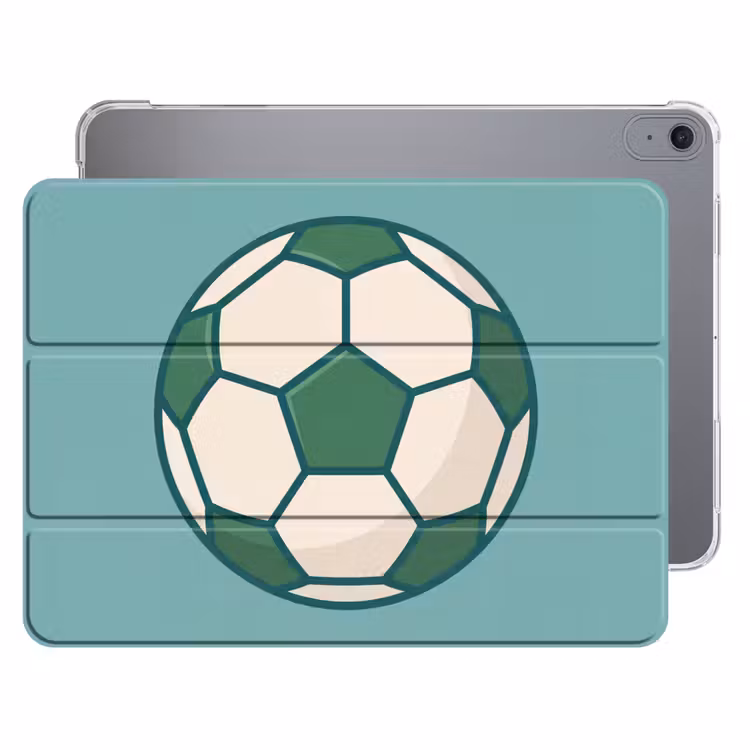 Voetbal - Geometrisch - Sport - Illustratie - Blauwgroen — 1