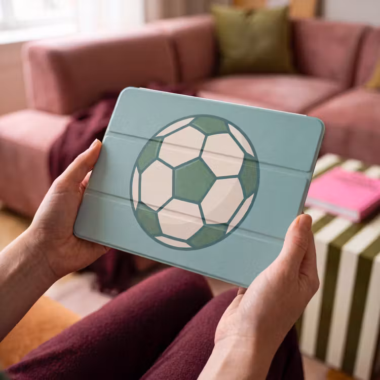 Voetbal - Geometrisch - Sport - Illustratie - Blauwgroen — 4