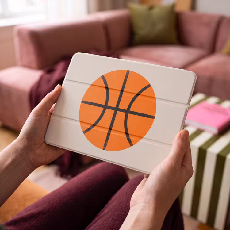 Basketbal - Bal - Sport - Illustratie - Oranje — 4