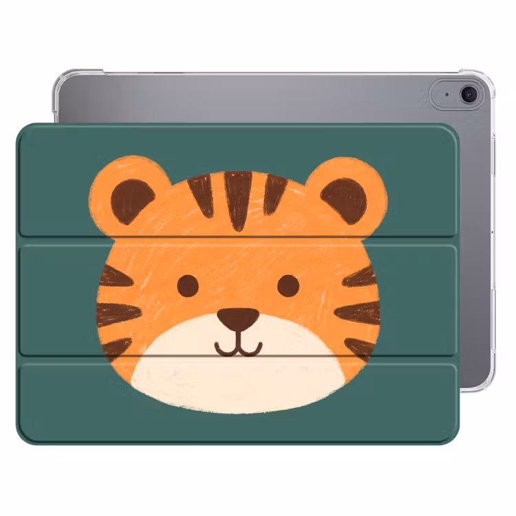 Dieren - Kop - Oranje - Illustratie - Modern — 1
