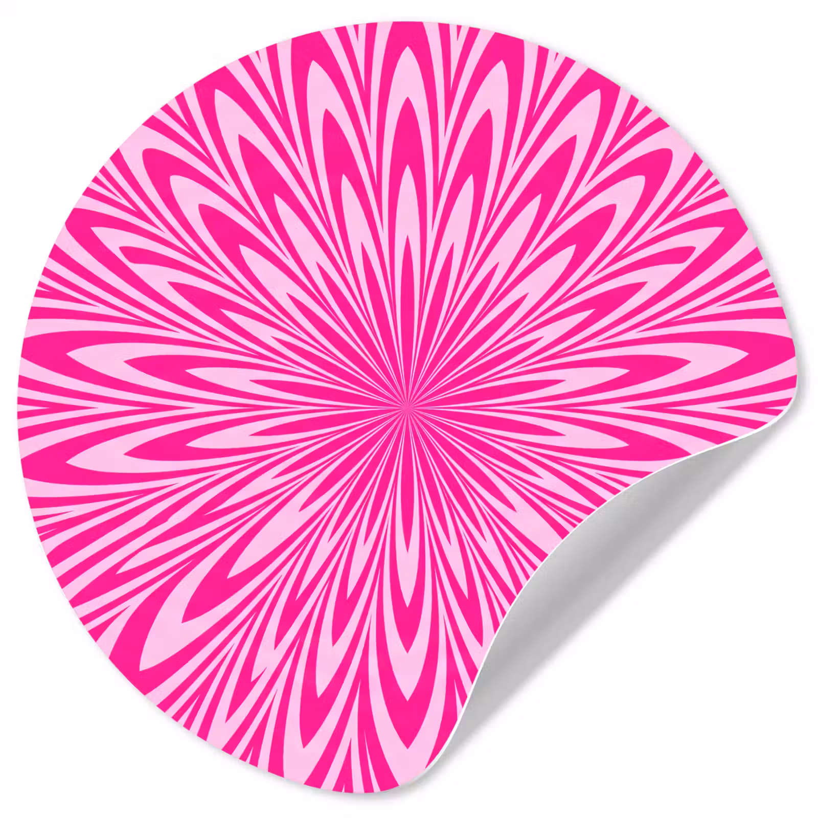 Behangcirkel - Patroon - Optisch - Roze — 1