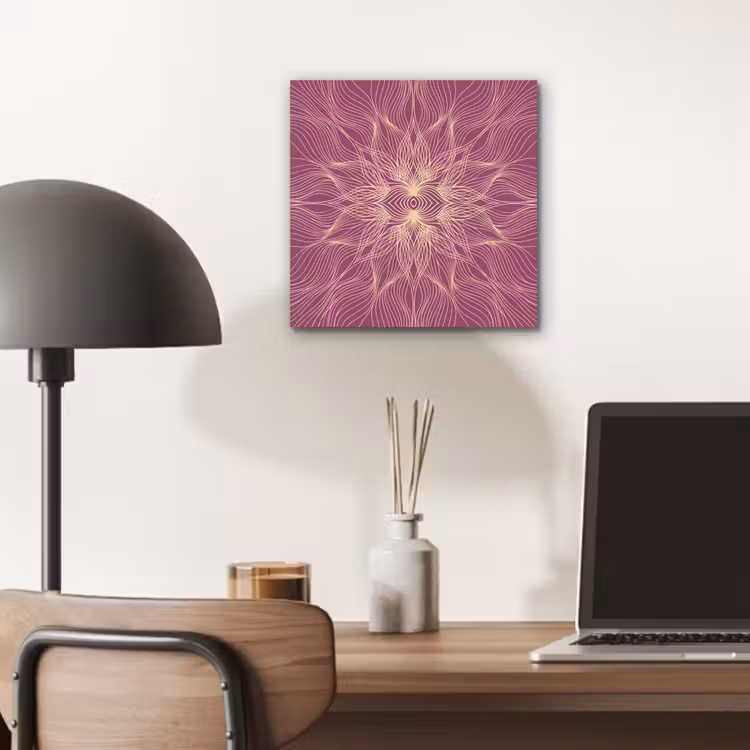 Aluminium schilderij - Lijnen - Patroon - Abstract — 6