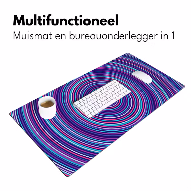 Bureau onderlegger - Abstract - Cirkels - Kleurrijk — 7