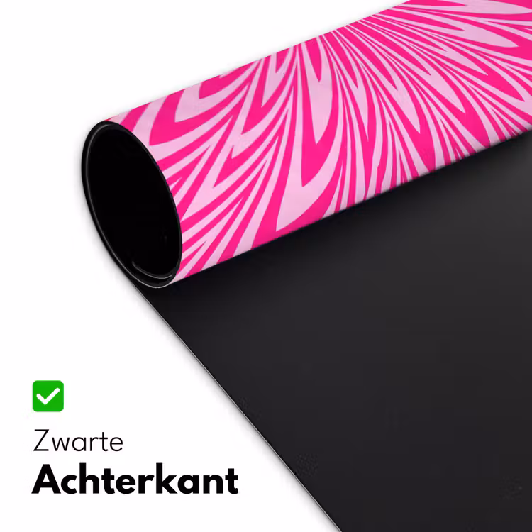 Bureau onderlegger - Patroon - Optisch - Roze — 5