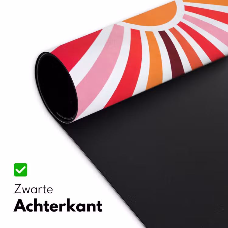 Bureau onderlegger - Zon - Stralen - Abstract - Kleurrijk — 5