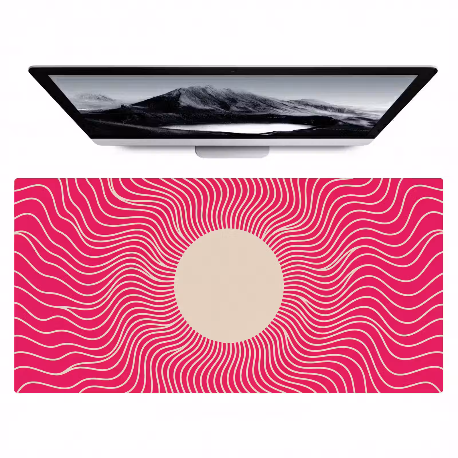 Bureau onderlegger - Abstract - Patroon - Roze — 1