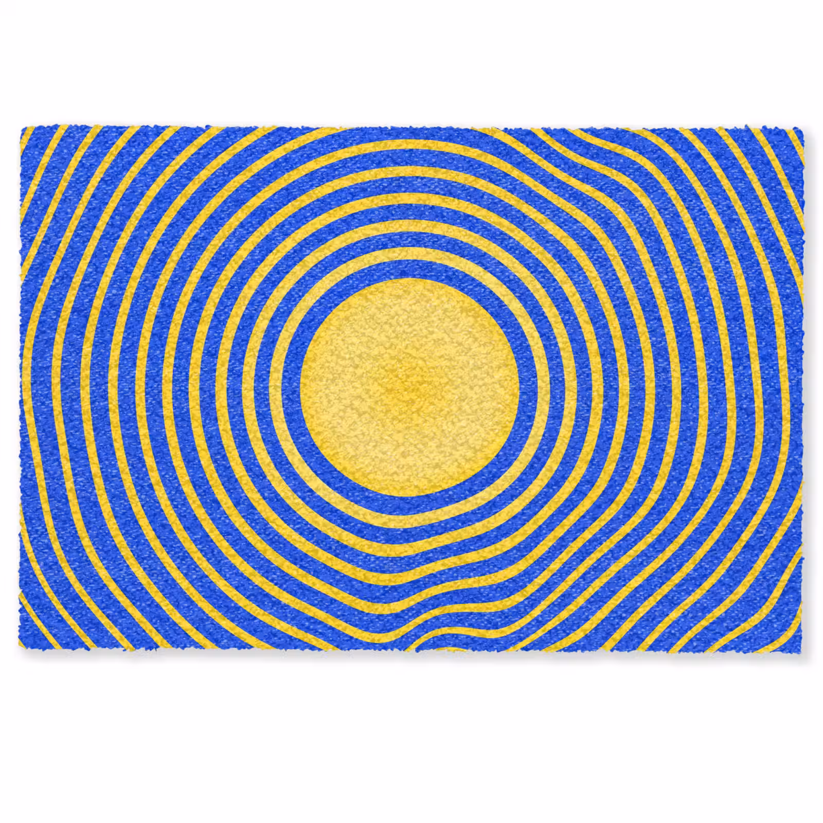 Deurmat - Abstract patroon - Blauw — 1