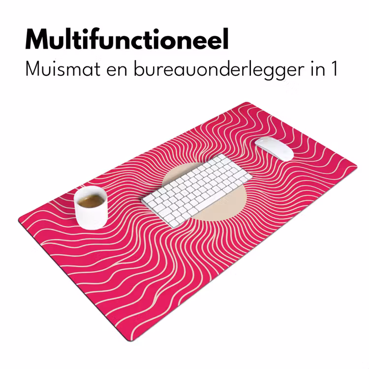 Bureau onderlegger - Abstract - Patroon - Roze — 7