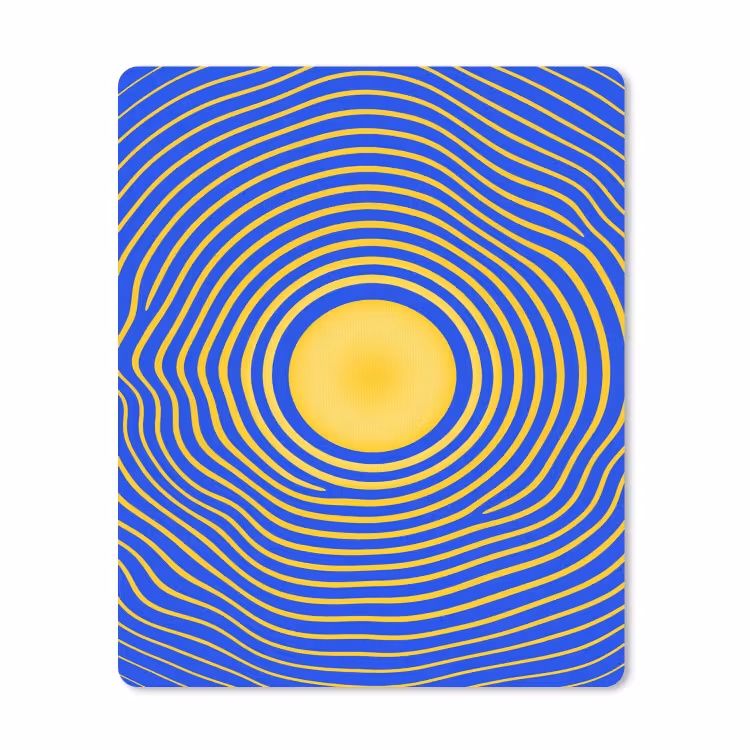 Muismat - Abstract patroon - Blauw — 1