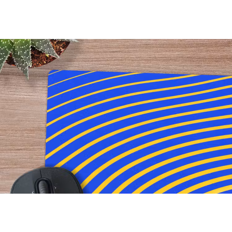 Muismat - Abstract patroon - Blauw — 5