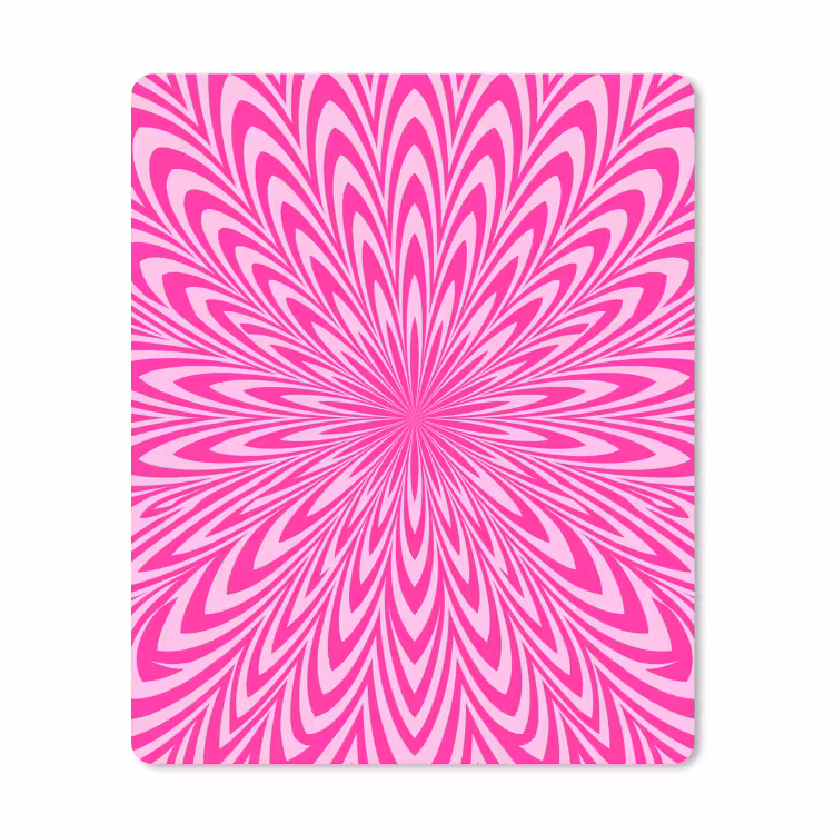 Muismat - Patroon - Optisch - Roze — 1