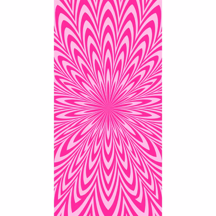 Behang - Patroon - Optisch - Roze — 2